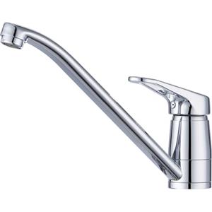 Kelleria Rubinetto Cucina Girevole a 360°, Miscelatore da Cucina ad Alta Pressione con Cartuccia in Ceramica, Monocomando per Lavello, Facile Installazione e Tubo Caldo/Freddo da 50 cm, Cromato