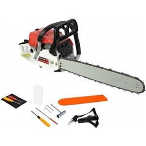 DE ROSA SHOP Motosega a Scoppio 52cc con Motore 2 Tempi, Lama da 50 cm e Copricatena per Taglio Professionale Legna e Giardinaggio - DE ROSA SHOP