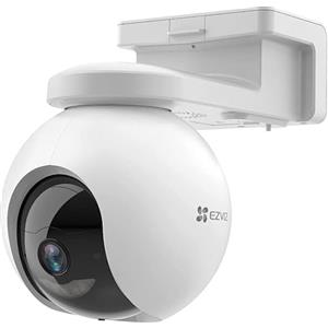 EZVIZ Telecamera WiFi da Esterno 3MP Motorizzata, Telecamera WiFi di Sorveglianza, Videocamera Esterna Pan&Tilt con Copertura Visiva a 360° 210 giorni da 10400 mAh, CB8 Kit
