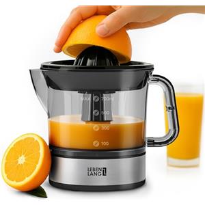 LEBENLANG Spremiagrumi Elettrico Professionale 40W, 700ML I 2 Coni, Senza BPA, Lavabile in Lavastoviglie, Spremi Agrumi Elettronico Automatico Piccolo I Juicer Machine Macchina Spremuta Arancia Arance