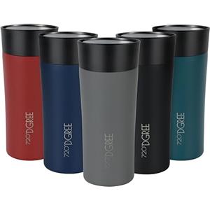 720°DGREE Tazza Termica Viaggio 350ml "PleasureToGo 2.0" - 3 Misure, Senza BPA, Prova Perdite, Acciaio Inossidabile, Doppia Parete Isolata Sottovuoto, 360°-Coperchio - Caffè, Tè 5h caldo, 10h freddo