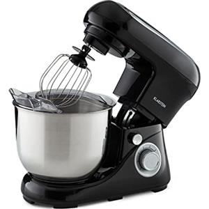 Klarstein Planetaria Professionale, Impastatrice Planetaria 5 Litri con Ciotola, Impastatrice Planetaria Professionale 1300W per Pizza e Dolci a 6 Velocità, Impastatrice Pane con Gancio e Frusta