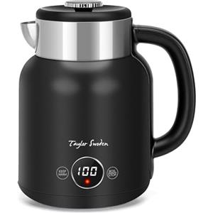 Taylor Swoden Asher - Bollitore elettrico inossidabile, 2200 W, 1,7 L, Bollitore elettrico con temperatura regolabile, mantenimento in caldo di 1 ora, BPA FREE(1)