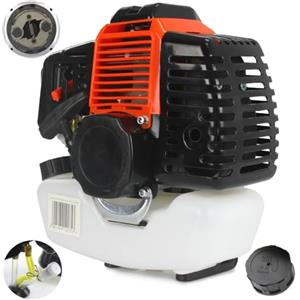 IMJ-Global Motore a Scoppio Benzina Miscela | 2 Tempi | Monocilindrico | 42cc | capacità Serbatoio 1,2 Litri | Raffreddamento ad Aria | Universale | per Decespugliatore Tosaerba Rasaerba