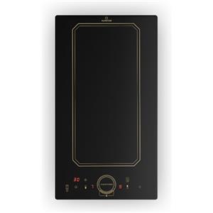 Klarstein Piastra a Induzione, Piano Cottura 3500w, Fornello Elettrico con Controllo Smart Touch, 2 Fuochi con Display Digitale e Timer, 240v