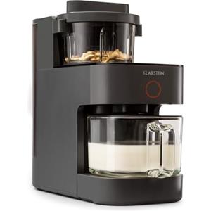 KLARSTEIN Frullatore Klarstein, mixer a colonna con potenza di riscaldamento di 300 e 1250 watt, preparazione di latte vegetale e frullati con tecnologia di riscaldamento a 360°, 30.000 giri/min, touchscreen