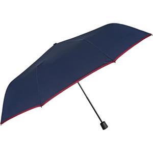 PERLETTI Ombrello Pieghevole Antivento Uomo - Ombrello Compatto Leggero da Viaggio con Apertura Manuale - Ombrello Piccolo Resistente Tascabile Classico Uomini - Diametro 97 cm (Blu)