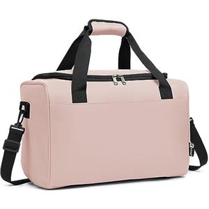 Kono 40x20x25 Borsone da Viaggio con Manica per Trolley Borsa Sportiva 20L (Grigio) (Rosa)