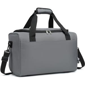 Kono 40x20x25 Borsone da Viaggio con Manica per Trolley Borsa Sportiva 20L (Grigio)