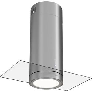 Klarstein Cappa Isola Sospesa per Cucina, LED, Flusso d'Aria 544 m³/h, Candelabro, Filtri Antigrasso e Carboni Attivi, Sottopensile