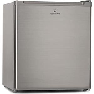 KLARSTEIN Garfield Eco - Congelatore 4 Stelle, Freezer, capacità 34 Litri, 117 kWh/Anno, 2 Livelli, 41 Db, Ripiano Rimovibile, Libera Installazione, Salvaspazio, Classe A++, Argento