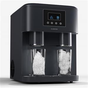 Klarstein Macchina per il ghiaccio 1,8 l, Ice Maker Capacità 15 kg, macchina per fare cubetti controsoffitto per grandi e piccoli