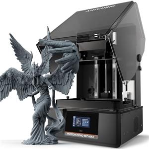 ANYCUBIC Photon Mono M7 MAX Stampante 3D Resina, 13,6'' 7K Stampante Resina di Grandi Dimensioni con Assistenza Alla Stampa Intelligente, Formato di Stampa 11,8'' X 11,7'' X 6,5''