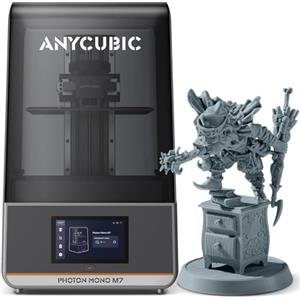 ANYCUBIC Photon Mono M7 Stampante 3D Resina, HD 14K Display da 10,1" con COB LighTurbo 3.0, Stampa Veloce da 150 mm/h, Stampante 3D Intelligente, Volume di Costruzione 8,77 "x4,96"x9,05"