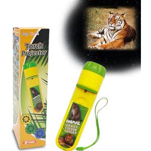 Pup Go Torcia Proiettore Bambini con 24 Immagini Fauna Selvatica, Animali Giocattolo per Bambini 3+ Anni, Storie Diapositive Torcia per Parete Soffitto Tenda, Crea Storie Giochi Regalo Educativo Scien