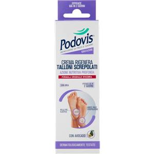 Podovis Crema Rigenera Talloni Screpolati - Crema Nutriente per Piedi Secchi, Risultati in 2 Giorni, 75 ml