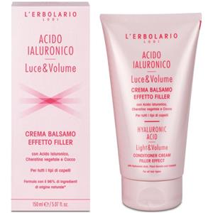 L'Erbolario Acido Ialuronico - Luce e Volume Crema Balsamo per Capelli Effetto Filler, 150ml
