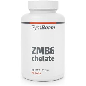 GymBeam ZMB6 CHELATE - con Zinco Chelato, Magnesio e Vitamina B6 - Supporto per Fertilità, Sistema Immunitario, Funzione Nervosa e Muscolare, Riduce Stanchezza e Affaticamento, 90 Capsule