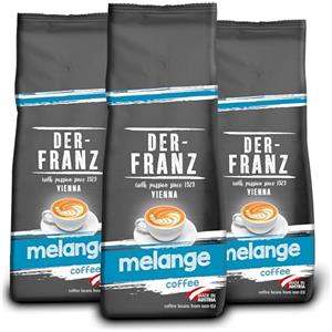 Der-Franz Melange caffè, chicchi interi, 3 x 500 g