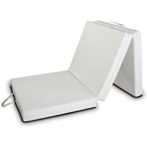 EVERGREENWEB MATERASSI & BEDS EVERGREENWEB - Materasso Singolo 80x200 alto 9 cm Pieghevole Salvaspazio, Futon Pouf Materassino per Dormire 3in1, Sfoderabile in Tessuto Anallergico e Traspirante, Rigidità Media, Colori Assortiti