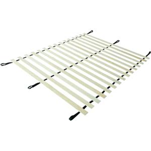 EVERGREENWEB MATERASSI & BEDS EVERGREENWEB Rete a Doghe matrimoniale 140x200 cm - 16 Doghe con telaio flessibile - Senza Telaio - Base a Doghe Materasso in Legno di Betulla avvolgibile e pratica - per Letto con Rete a Piattaforma