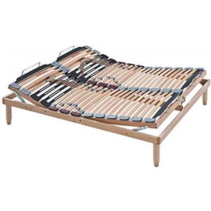 EVERGREENWEB MATERASSI & BEDS Evergreenweb - Rete Matrimoniale 160x190 con Doghe in Legno, Alzata Manuale ALZA TESTA E PIEDI Pieghevole Ortopedica Regolatori di Rigidità, Gambe Smontabili Base Letto da Incasso Rinforzata - OFFERTA