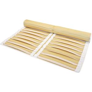 EVERGREENWEB MATERASSI & BEDS EVERGREENWEB - Rete Matrimoniale 140x190 cm arrotolabile, con doghe legno in betulla, stuoia di doghe avvolgibile, adatta a tutti i materassi. Realizzata completamente in Italia. RollFrame