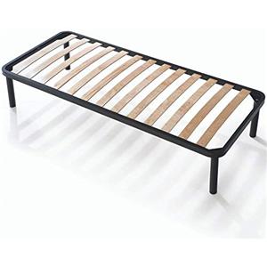 EVERGREENWEB MATERASSI & BEDS EVERGREENWEB - Miglior Rete Letto Una Piazza e Mezzo 120x200 a Doghe in Legno Ortopedica Alta 35 cm Rinforzata + Kit 4 Piedi Smontabili, Struttura in Ferro, Base da Incasso per Letti e Materassi SALDI