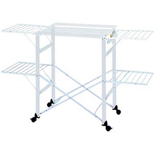 Foppapedretti Gulliver Stendibiancheria Pieghevole, Alluminio Bianco