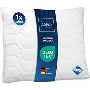 LILENO HOME Cuscino 80 x 80 cm - Perfetto per Piumone 135 x 200 cm - Resistente Fino a 95 °C Con Attrezzature Antibatteriche - Anallergico