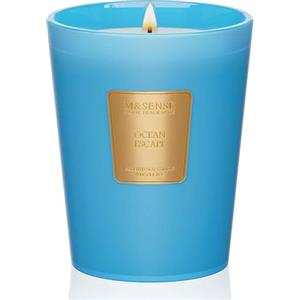 M&SENSE Candele Profumate all'Evasione Oceanica, 400 g, Candele Marine con 75 Ore di Fragranza, Ideali per Bagni e Regali Estivi