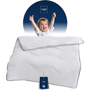 LILENO HOME Coperta estiva per bambini, 100 x 135 cm, set da 1 pezzo, ipoallergenico, extra morbida, 100 x 135 cm, perfetta come coperta estiva leggera, lavabile fino a 95 °C