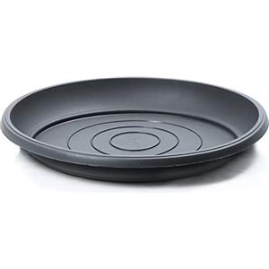 IMJ-Global Sottovaso Ø33 cm per vaso Nero Tondo fioriera per piante Fiori POD33 da interno esterno Tondo in plastica