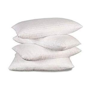 EVERGREENWEB MATERASSI & BEDS Evergreenweb - Set di 4 Cuscino Guanciale da Letto a saponetta Fibra, Ortopedico, Indeformabile, durezza Media 40x72 Alto 13 cm