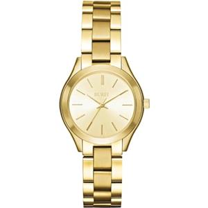 BUREI Orologio da donna minimalista, analogico, al quarzo, orologio da polso da donna, classico, in acciaio inox, regalo per le donne, Oro rosa (Oro)