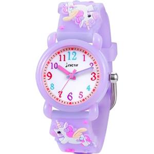 Vicloon Orologio Bambini, Orologio da Polso per Ragazzi e Ragazze 3D, Quarzo Educativo Analogico Impermeabile 30M, Sport Braccialetto Cartoon In Silicone, Movimento al Quarzo,Regalo di Natale