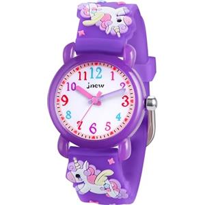 Vicloon Orologio Bambini, Orologio da Polso per Ragazzi e Ragazze 3D, Quarzo Educativo Analogico Impermeabile 30M, Sport Braccialetto Cartoon In Silicone, Movimento al Quarzo,Regalo di Natale