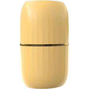 Wdbild Scatola di pulizia gialla portatile per sterilizzatore uso quotidiano da viaggio domestico per protesi capezzolo di paglia per sterilizzazione rapida