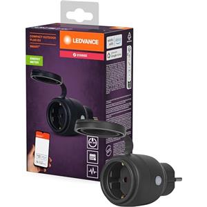 LEDVANCE SMART+ ZigBee Outdoor Plug, presa esterna compatta, rende intelligenti i dispositivi convenzionali, controllabile tramite Alexa, Google Home e altri gateway Zigbee, confezione da 1