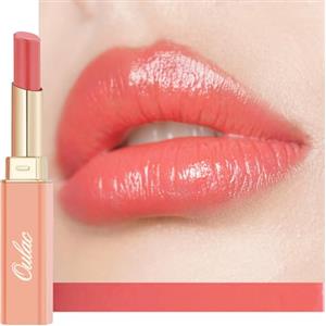 Oulac Rossetto Nutriente Corallo - Nutri e Ammorbidisci le Labbra, Texture Idratante, Lip Care, Idrata e Rimpolpa le Labbra Secche, Vegan, 04 Deep Kiss