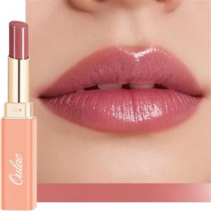 Oulac Rossetto Nutriente Nude - Nutri e Ammorbidisci le Labbra, Texture Idratante, Lip Care, Idrata e Rimpolpa le Labbra Secche, Vegan, 17 Marsala