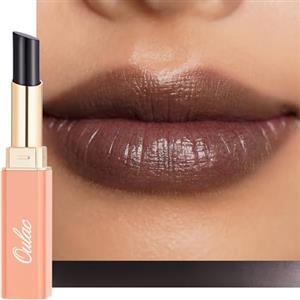 Oulac Rossetto Nutriente Nero - Nutri e Ammorbidisci le Labbra, Texture Idratante, Lip Care, Idrata e Rimpolpa le Labbra Secche, Vegan, 27 Black Mirage