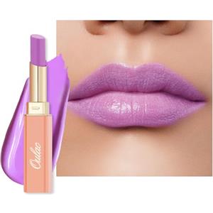 Oulac Rossetto Nutriente Viola - Nutri e Ammorbidisci le Labbra, Texture Idratante, Lip Care, Idrata e Rimpolpa le Labbra Secche, Vegan, 10 It's ok!