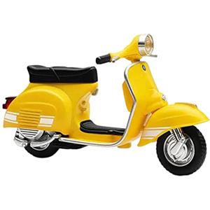 Perfeclan Modello di Veicolo 1:18 Scooter Elettrico Bici Modello di Moto per Bambini, Giallo