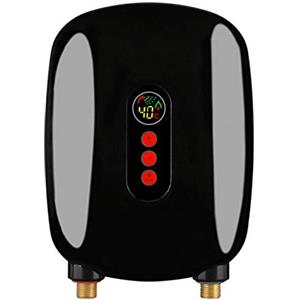 HarBin-Star Scaldabagno Elettrico Mini Riscaldatore Di Acqua Calda Istantaneo Senza Serbatoio Elettrico Riscaldatore Di Acqua Senza Serbatoio Compatto Facile da Installare 26.5 * 20 * 7.8cm