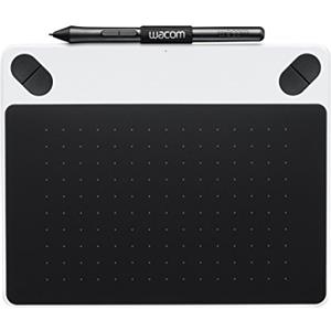 Wacom Intuos Draw Small Tavoletta Grafica da Disegno Digitale con Penna Creativa 4K, Compatibile con Windows & Mac, con Software Creativo ArtRage Lite Incluso, Bianco [Vecchio Modello]