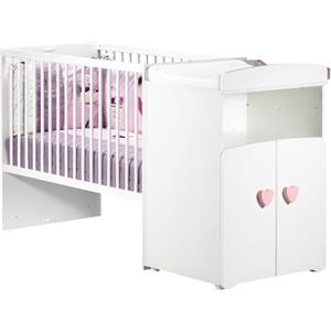 Baby Price New Basic letto evolutivo per neonati combinato, con pomelli
