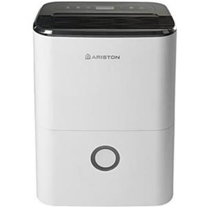 ARISTON - Deumidificatore DEOS 21S con 21 litri / 24 ore Capacità Tanica 3.3 Litri Potenza 395 W Colore Bianco /Nero