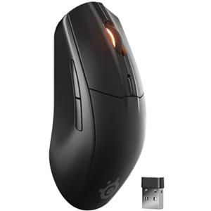 SteelSeries Rival 3 Wireless Gen 2 - Mouse Gaming - 2,4 GHz e Bluetooth - Sensore ottico TrueMove Air da 18000 DPI - Durata 60 milioni di clic - Leggero - Piedini 100% PTFE - Nero