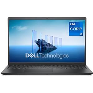 Dell 15 Laptop DC15250 15,6" FHD (1920 x 1080) 120Hz, Intel Core i7-1355U, Grafica Intel UHD, 16GB DDR4 RAM, 512GB SSD, Windows 11 Home, Tastiera Retroilluminata QWERTY - Nero Carbonio